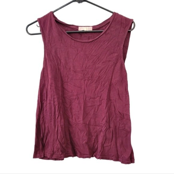 Joah Brown Tops - Joah Brown Maroon Tank Top Size Medium/Large